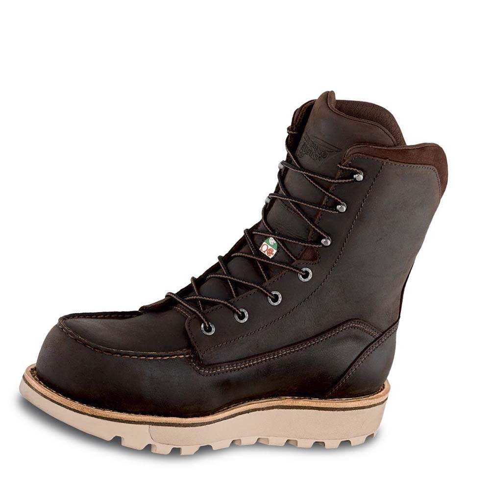 Red Wing Brnr XP Waterproof CSA Men's Safety Boots Coffee | ZA 349WNB